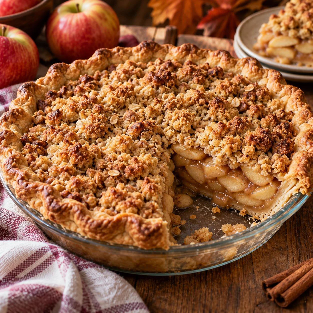 Dutch apple pie